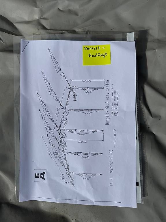 Verande & Tende da sole: Wohnwagen Vorzelt Uml 971 - 1000cm – Usato da St. Gallen venduto da babinos01 4
