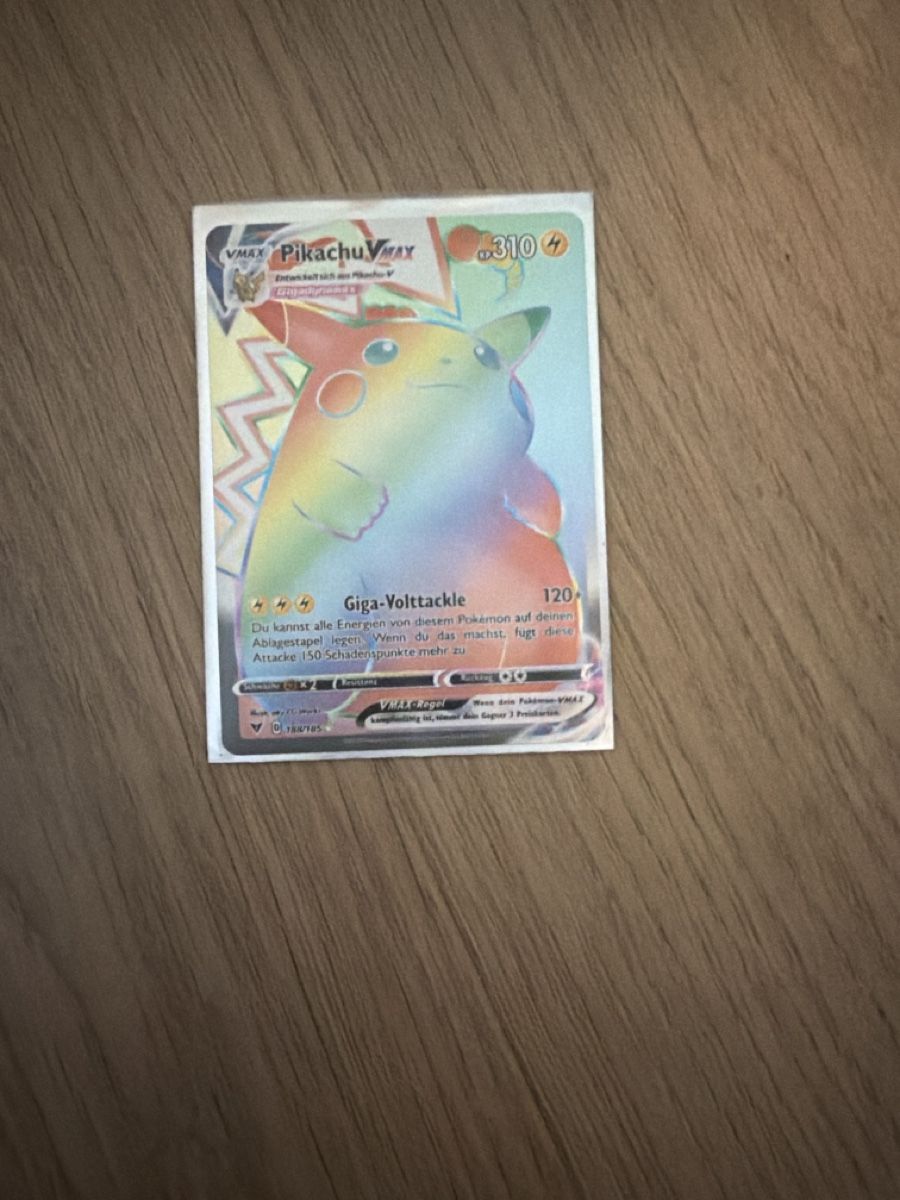 Pokémon Cartes à collectionner: Pokemon Pikachu Vmay Rainbow  – Neuf (Voir description) à Wilen b. Wollerau par mlienert