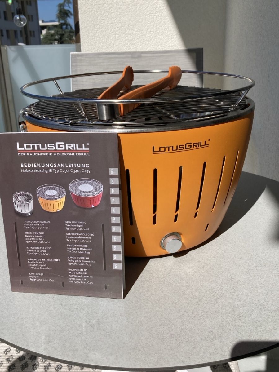 Griglie: LOTUSGRILL Holzkohlegrill – Usato da Clarens venduto da ViviSilvi7