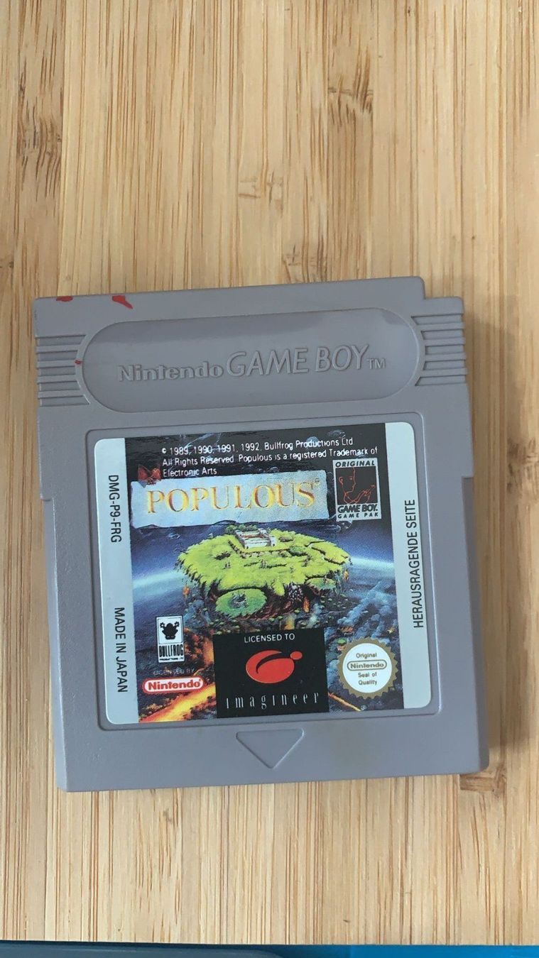 Giochi: Popolous für Gameboy – Usato da Gebenstorf venduto da RetroFuture