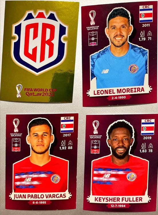 World Cup 2022 Panini Stickers Costa Rica Kaufen Auf Ricardo