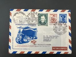 Öst. Ballon-Post-Flug 1952  von Gmund nach Spital   (G265)