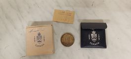 Kanada Gedenkmünze 1867-1967 mit Etui Zustand gebraucht