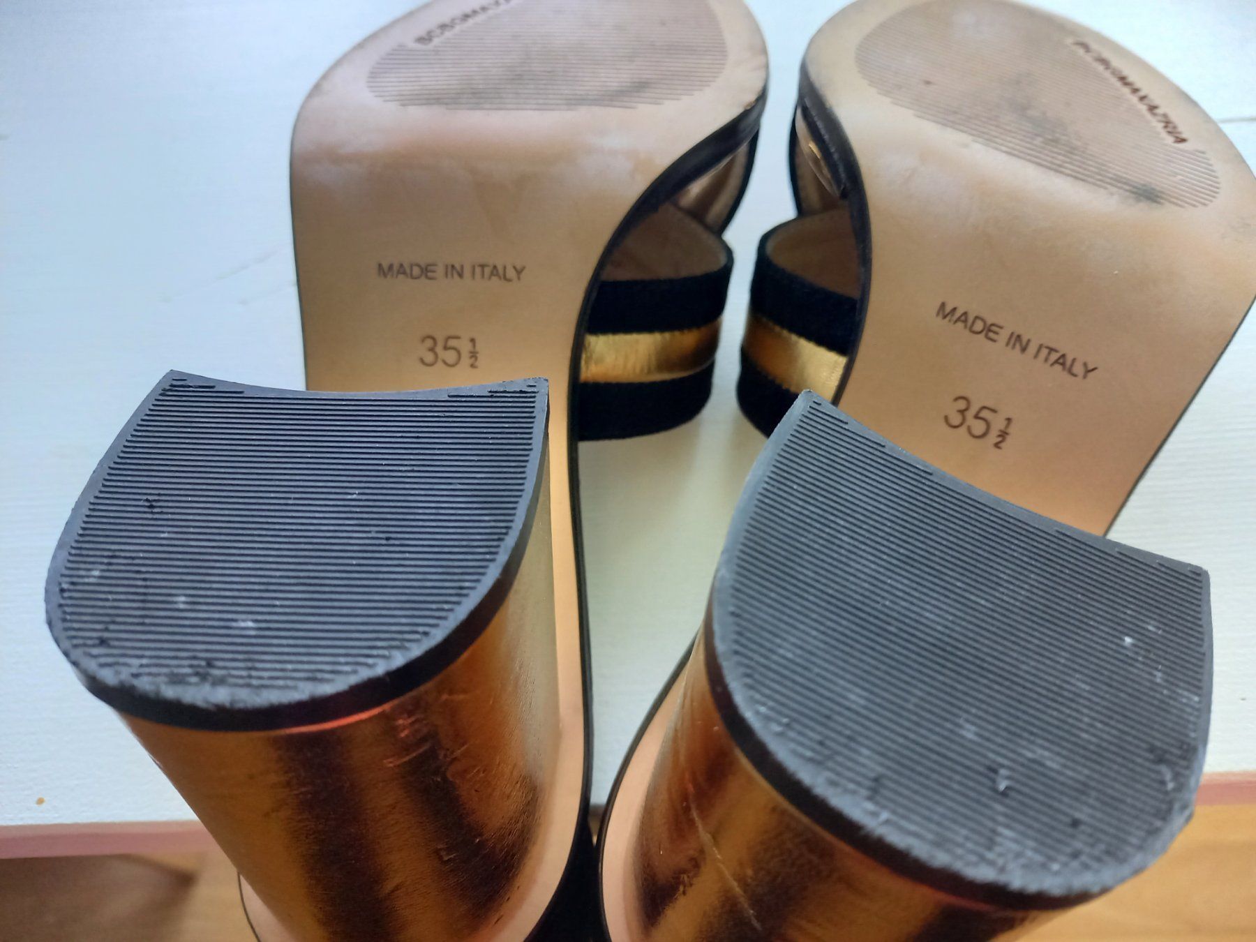 Scarpe da donna: Stilettos BCBGMAXAZRIA schwarz/gold – Usato da Volketswil venduto da ronbons 9