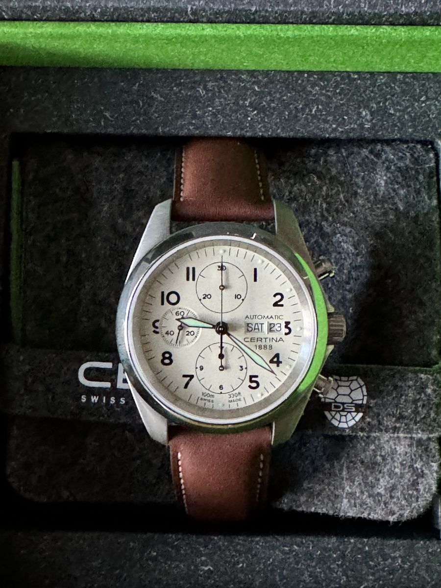 Certina Orologi: Toller neuer Herrenchronograph Certina DS Pilot, Automatic – Nuovo e nell'imballaggio originale da Rünenberg venduto da Fendi02