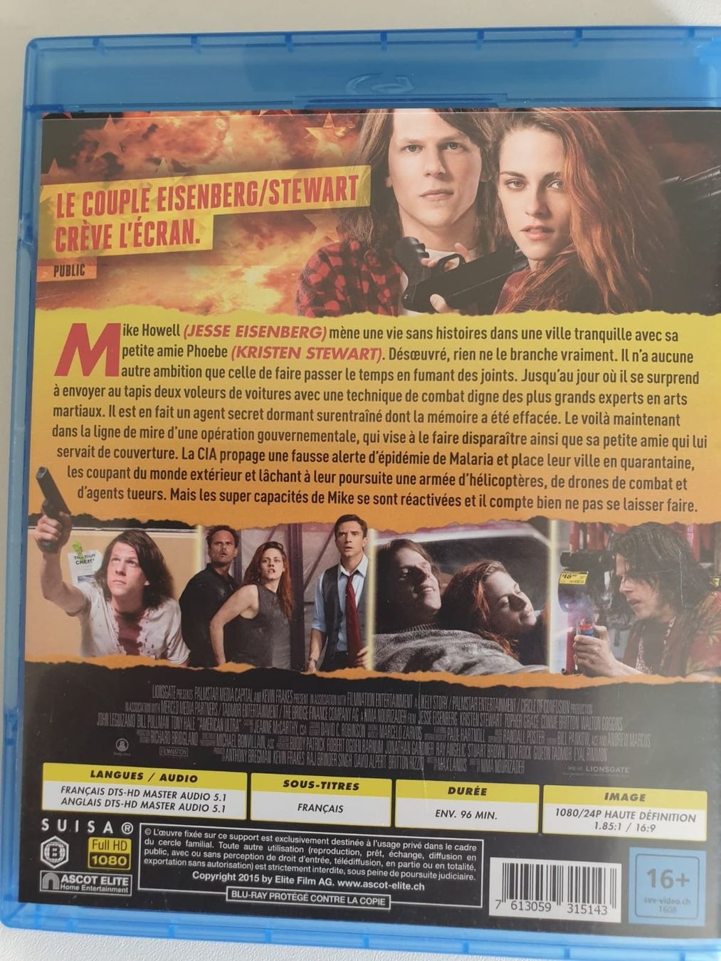 Alle DVDs: American Ultra – Gebraucht aus Zollikofen von wir_verkaufen 1