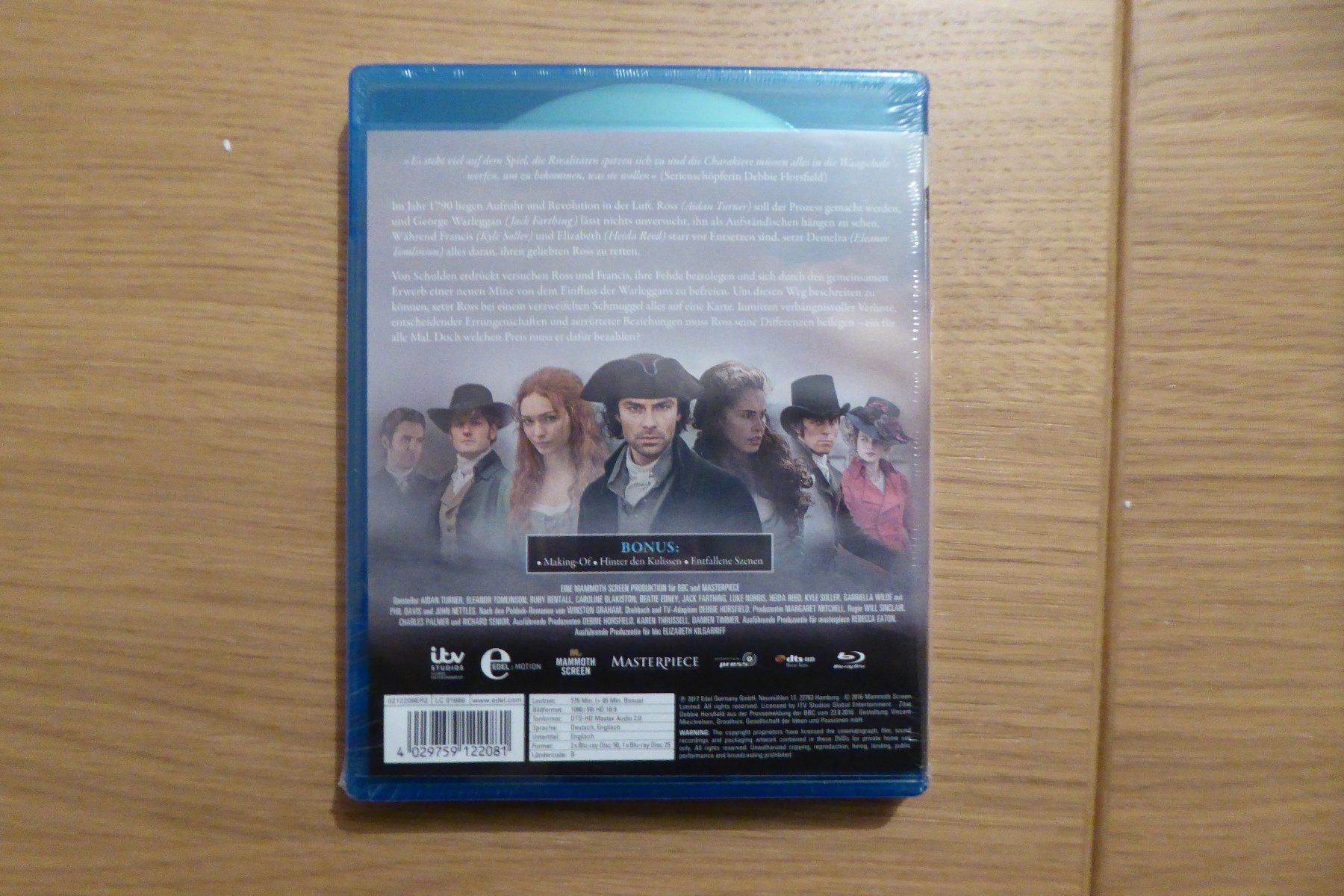 Tutti i DVDs: Bluray Poldark Staffel 2 – Nuovo e nell'imballaggio originale da Allschwil venduto da Summelsarium 1