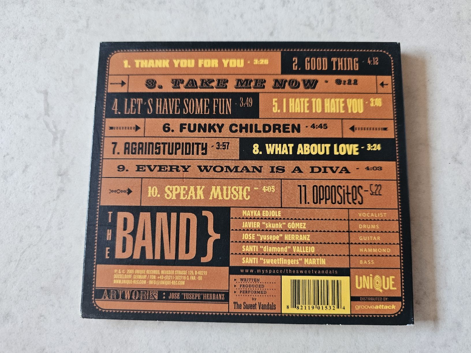 CD: The Sweet Vandals  -  Love Lite – Usato da Schneisingen venduto da backstore24 1