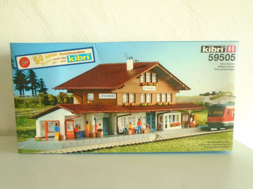 Kibri H0: Ungebauter Bausatz "Bahnhof Lötschberg", Kat 59505 | Kaufen ...