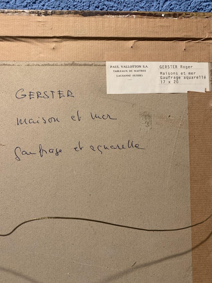 Dipinti: Œuvre de Roger GERSTER – Usato da Veytaux venduto da Latourelle 2