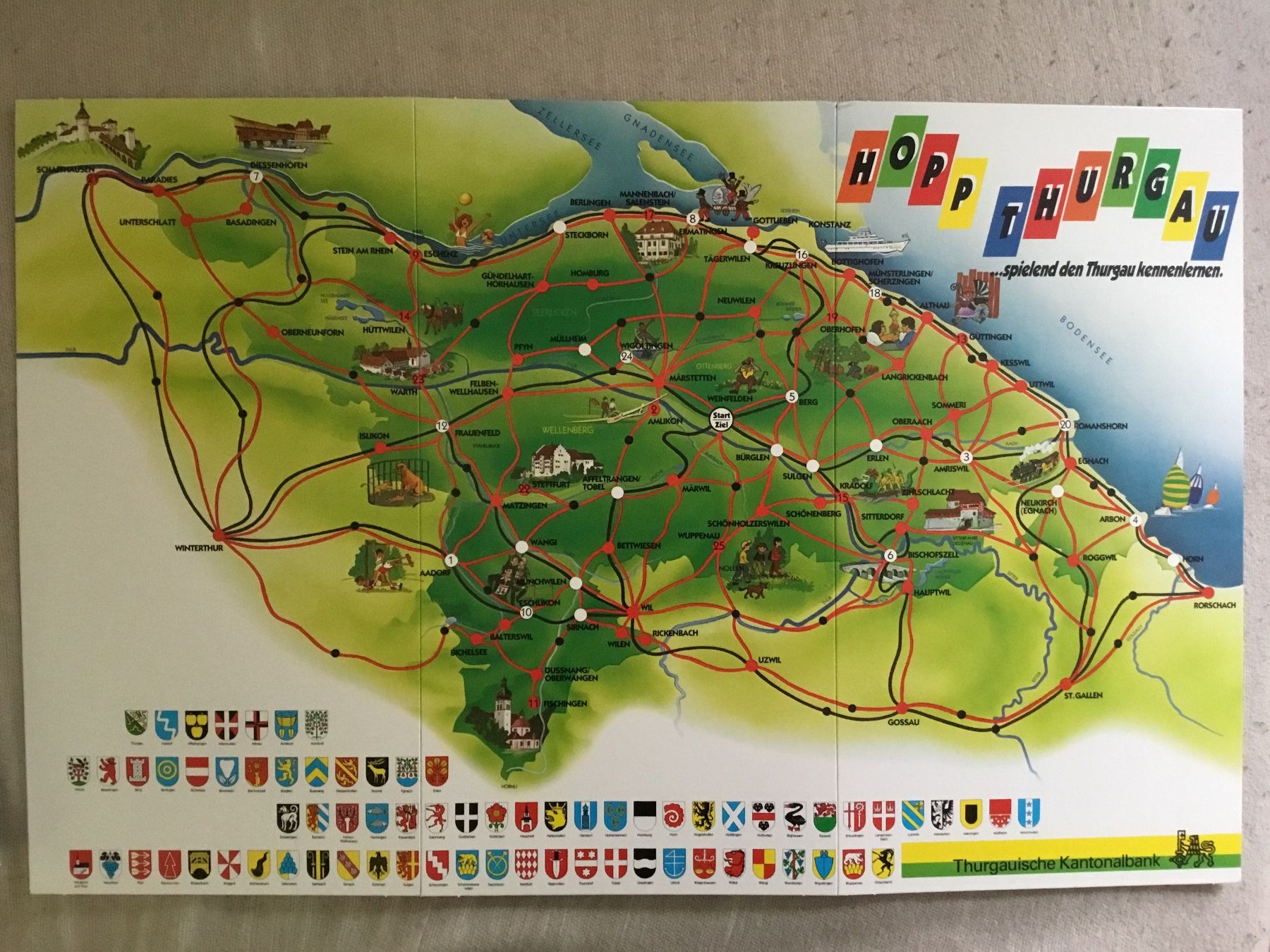 Giochi: Spiel Hopp Thurgau – Nuovo (secondo la descrizione) da Diessenhofen venduto da quinto9 1