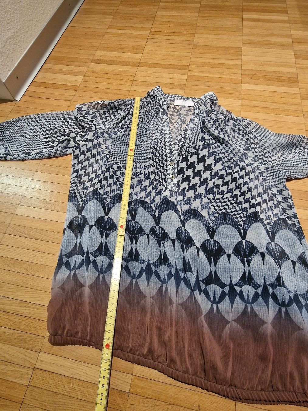 Camicette: Just White Bluse Gr. 38 mit speziellem Muster – Usato da Laufenburg venduto da may_r2st 6