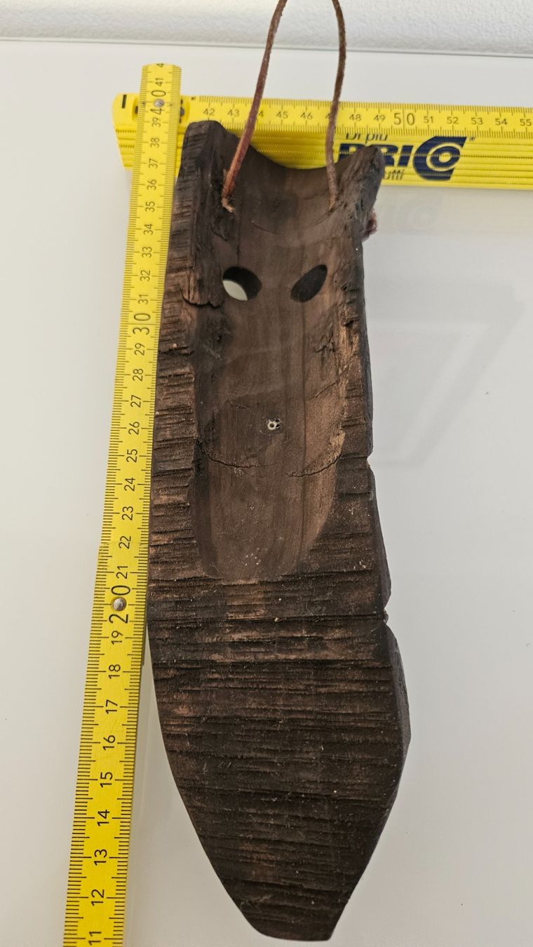 Internationale Kunst: Maschera etnica da appendere in legno – Gebraucht aus Melano von H-Sara 1