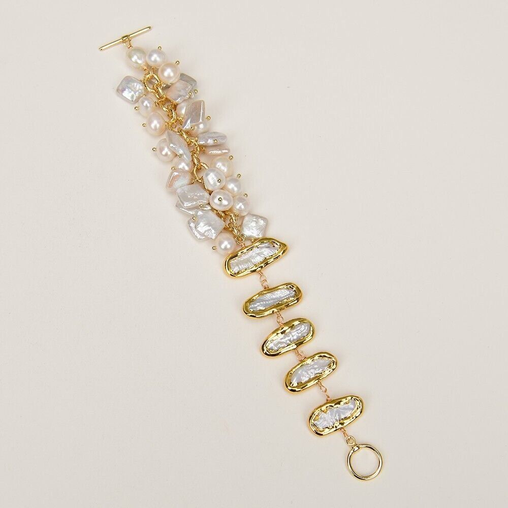 Bracciali & Braccialetti: Wunderschön Design Perlen Armband Perle Echt 20 cm Bracelet – Nuovo (secondo la descrizione) da Prilly venduto da ilyria73 7