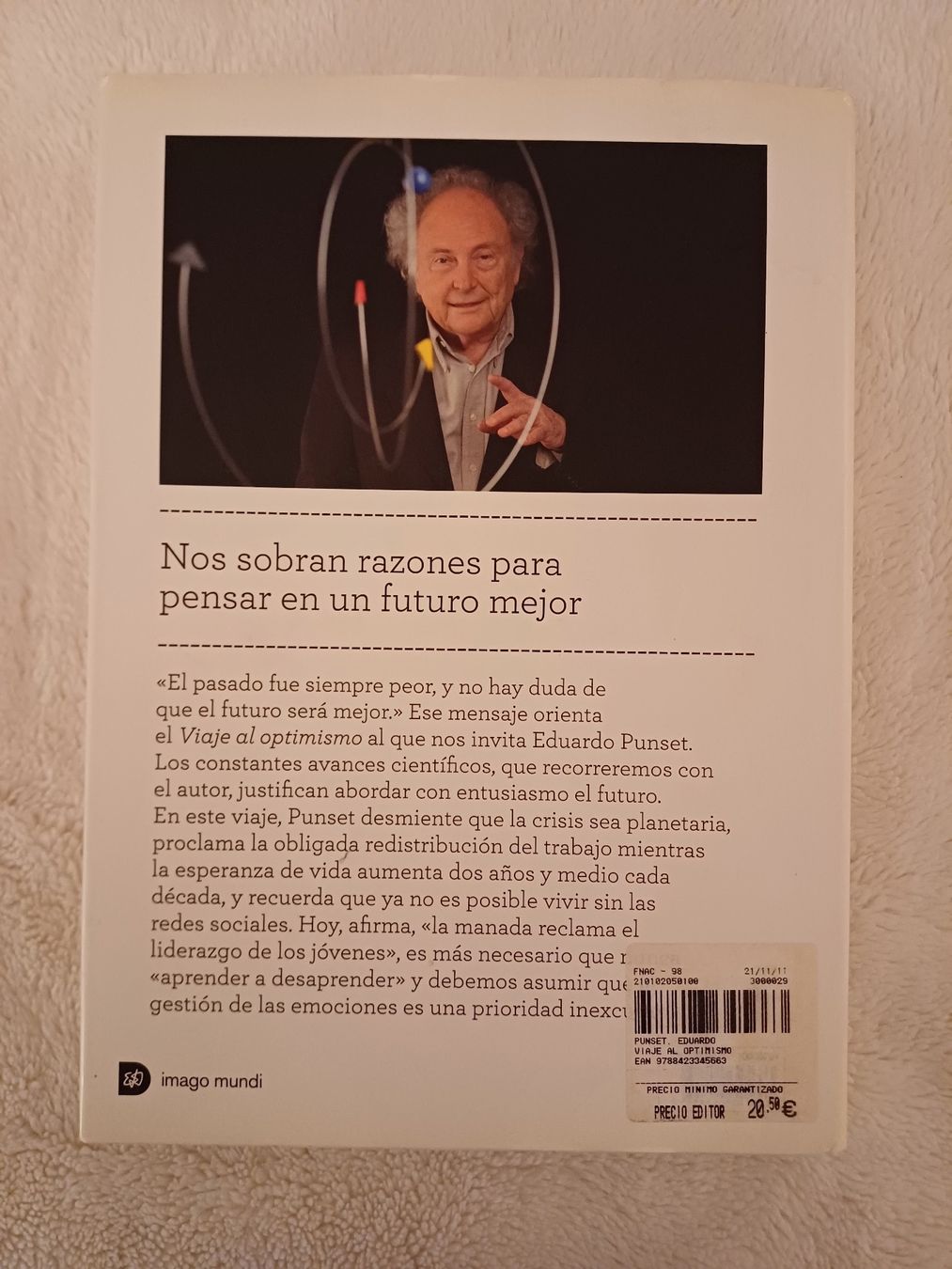 Libri: Buch - Eduardo Punset -"Viaje al Optimismo"- in Spanisch – Usato da Würenlos venduto da JRP_71 1