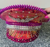 Party Hut Glitzer pink Grösse M 
