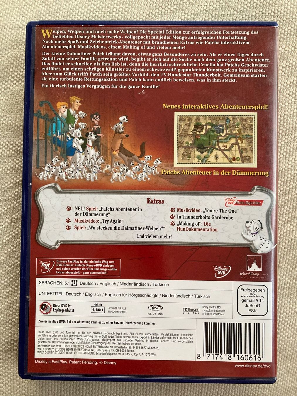 Alle DVDs: DVD, 101 Dalmatiner, Teil 2, Special Edition – Gebraucht aus Baden von Yoyo1 1