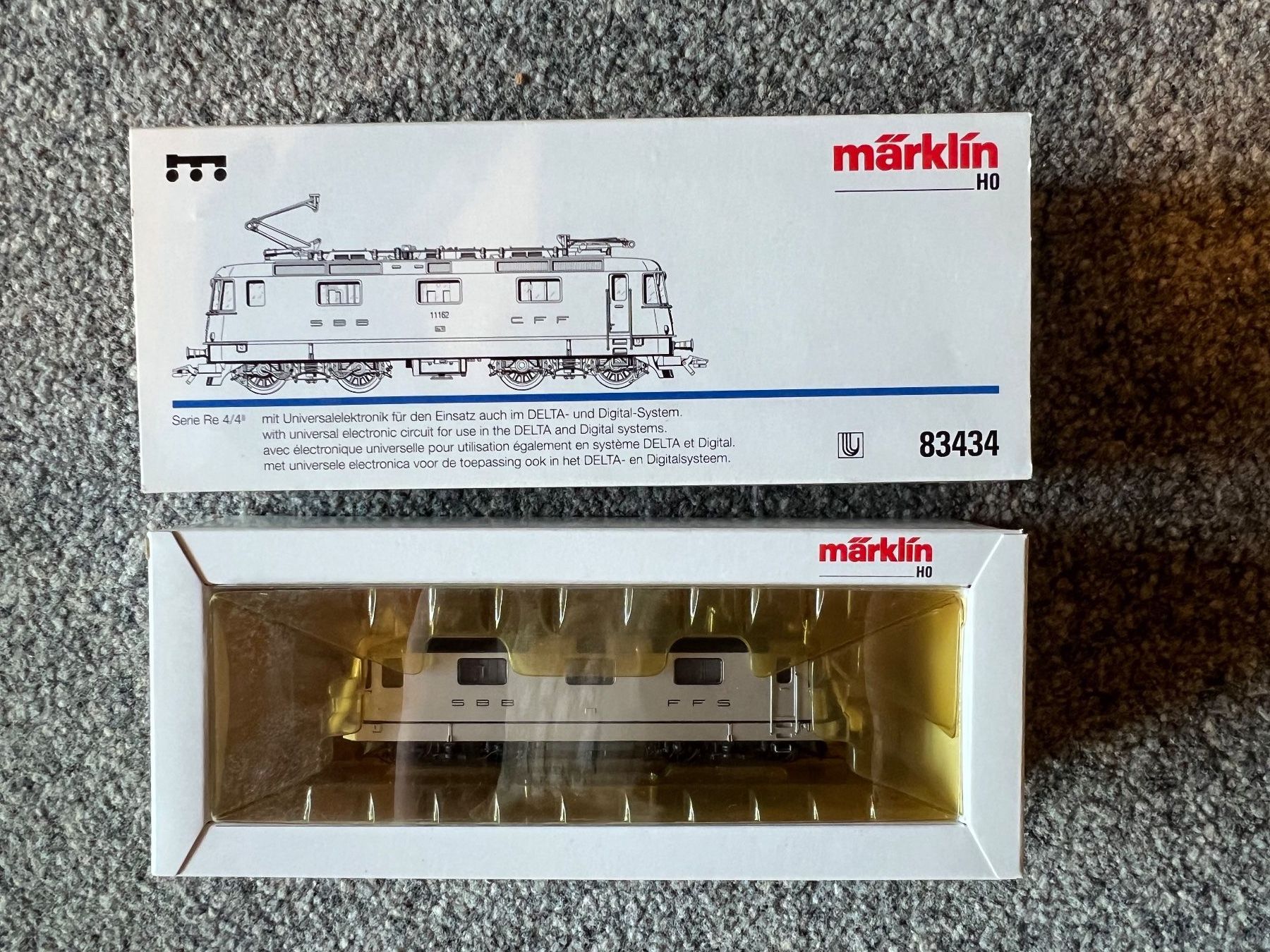 Märklin Modelleisenbahnen: Märklin 83434 Re 4/4 II SBB Techno Argent Digital – Neu (gemäss Beschreibung) aus Sion von noe_b5w8