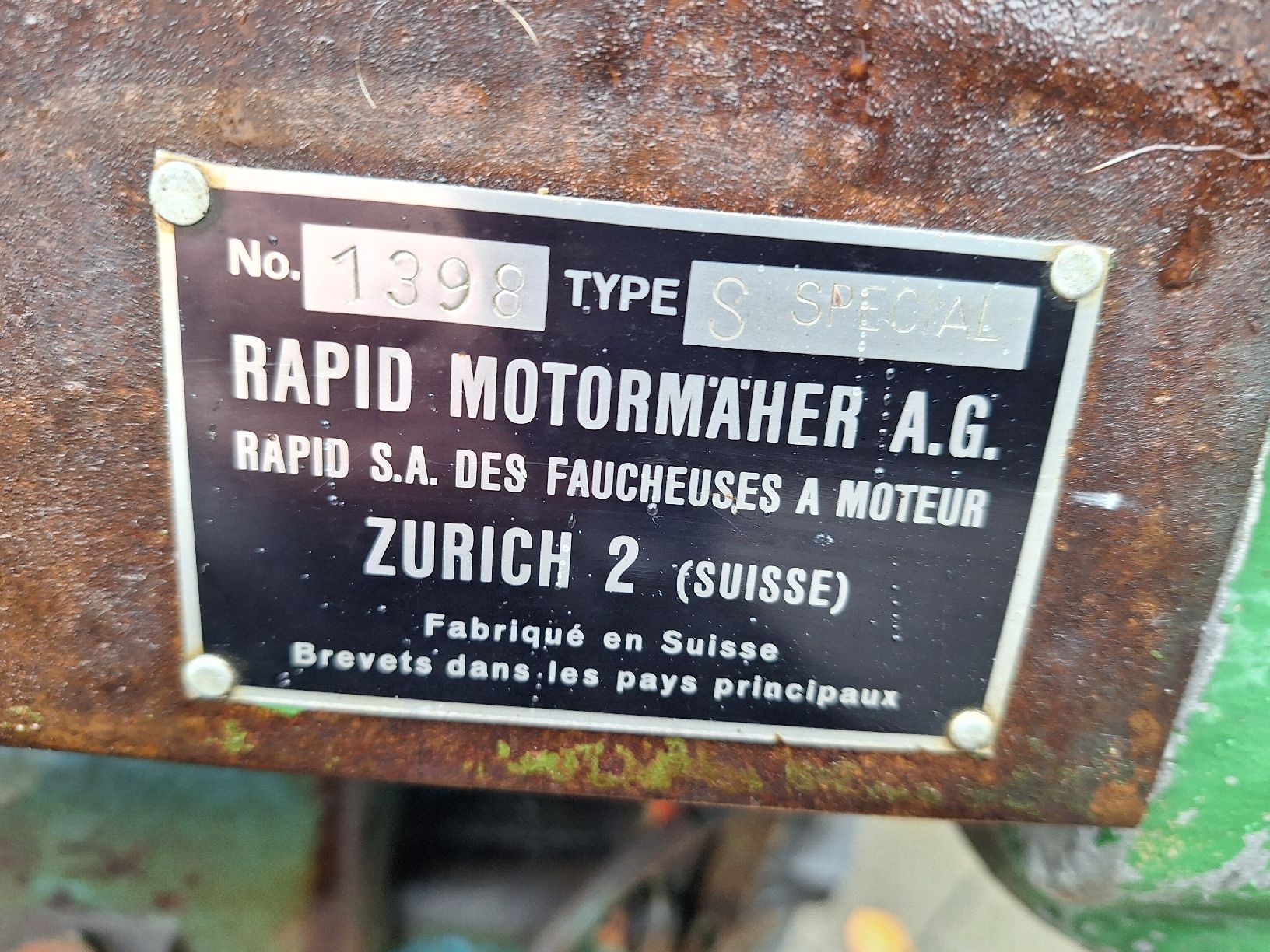 Rapid Traktoren: Rapid Spezial mit Ausweis Aebi Bucher Einachser Traktor – Defekt aus Auw von Zuendapp1952 2