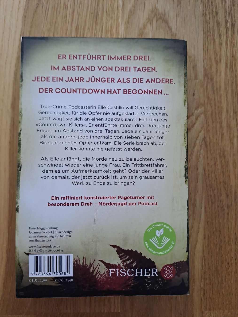Bücher: Buch Amy Suiter Clarke - Der Countdown Killer, Thriller! – Gebraucht aus Münchenbuchsee von Babsique 1