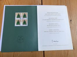briefmarken 20.11.2009, weihnachtskarte