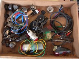 Bastelkiste Elektronik: Widerstaende, Dioden, Kabel usw