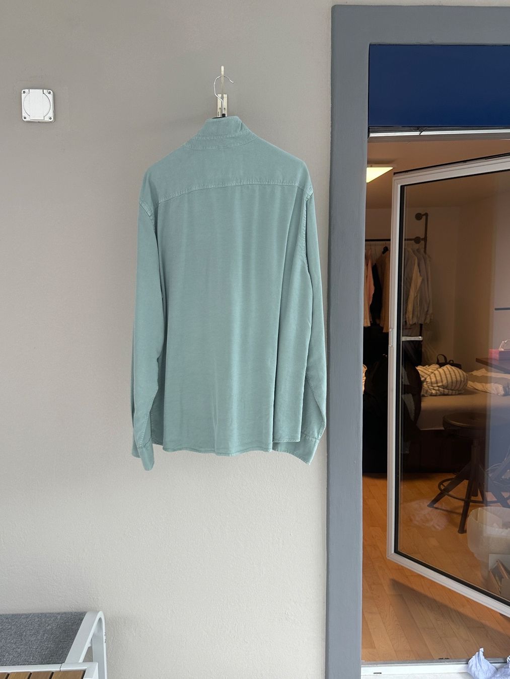 Mango Camicie: Herrenhemd Mango Gr. XL Regular Fit hellgrün – Usato da Zürich venduto da maruos 1