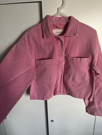 Giacca - camicia denim rosa