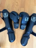 TopKing Boxhandschuhe + Schienbeinschoner – Gebraucht, Top-Z