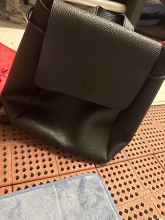 Rucksack United Colors of Benetton schwarz Lederimitat