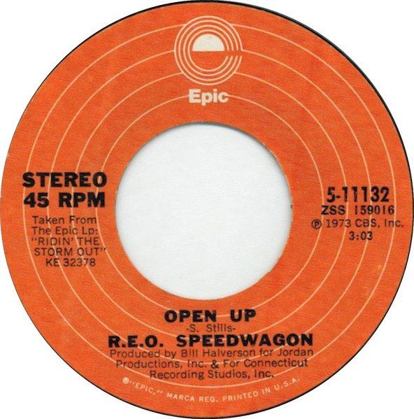 Schallplatten: R.E.O. Speedwagon: Open Up 7" – Gebraucht aus Steinhausen von Vilivinili