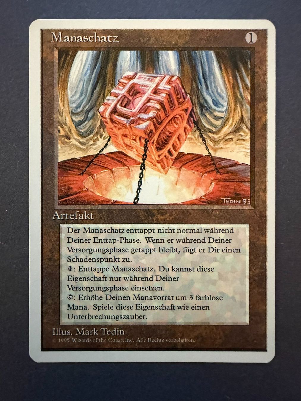 Magic The Gathering Carte collezionabili: Manaschatz // Mana Vault // 4th Edition // Magic – Usato da Binz venduto da Tempelritter