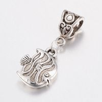 Aluminium Anhänger Fisch 32mm