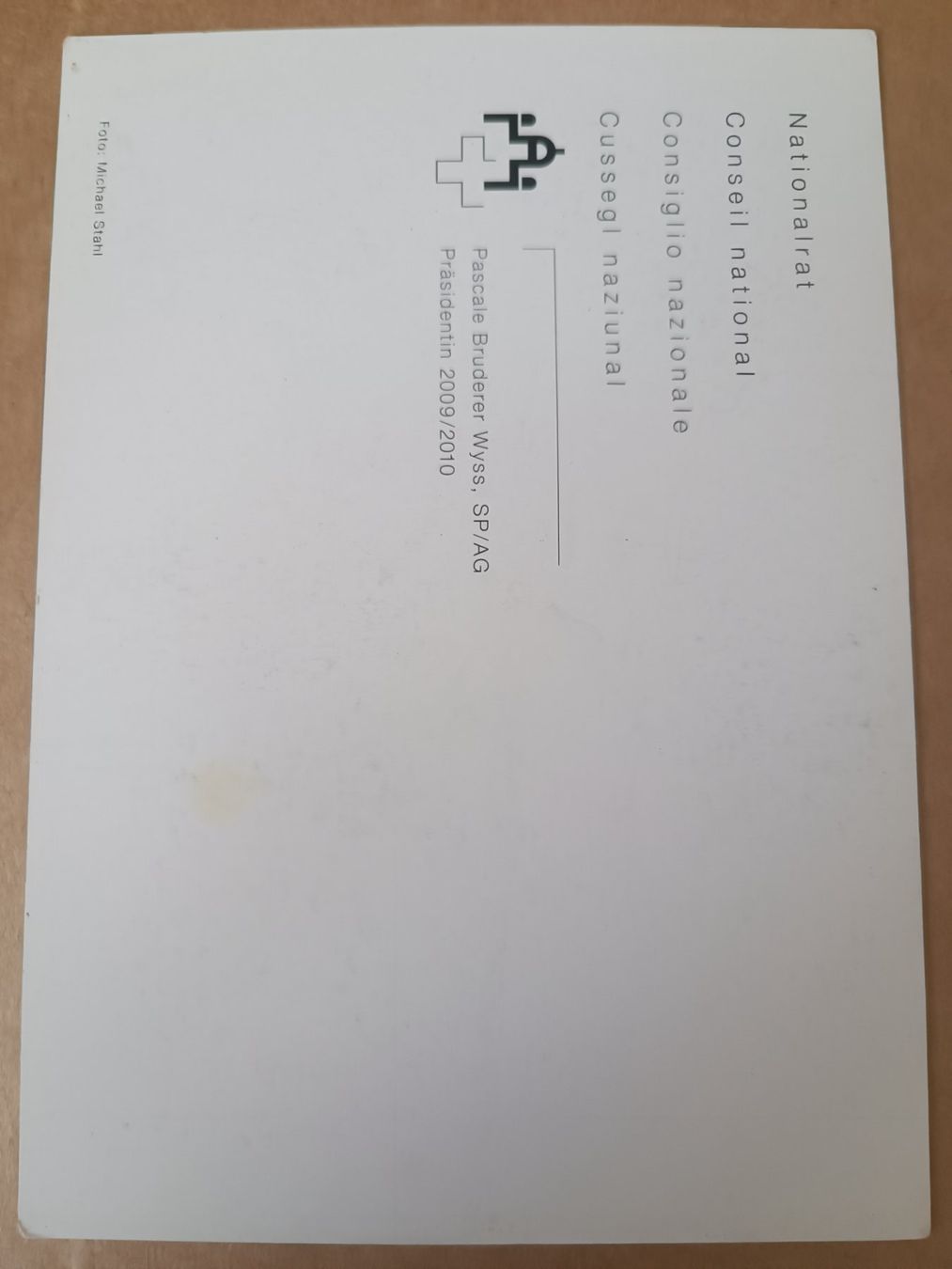 Autogramme: Pascal Bruderer Wyss- handsigniert – Gebraucht aus Menziken von Autogramme 1