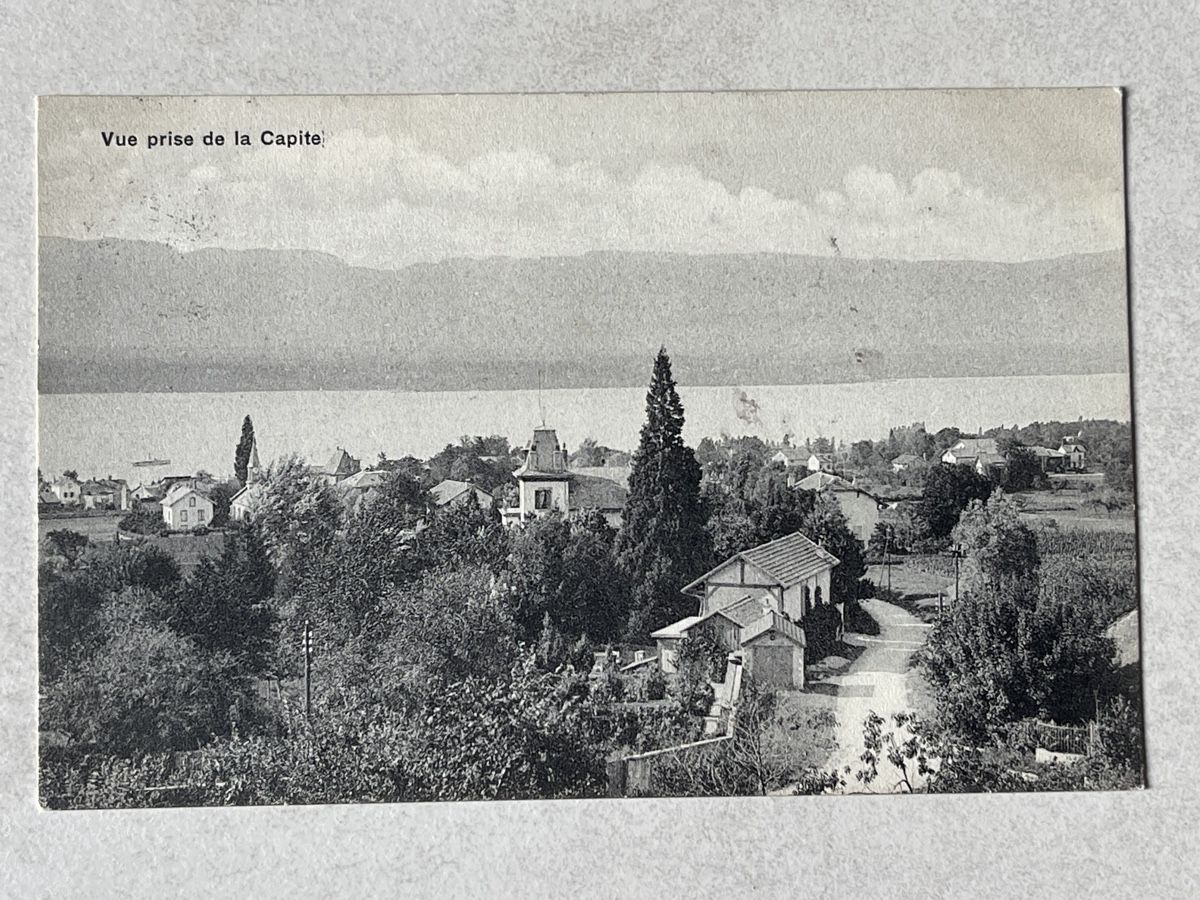 Ansichtskarten: Alte Ansichtskarte La Capite, Vaud – Gebraucht aus Strengelbach von Aschatan5