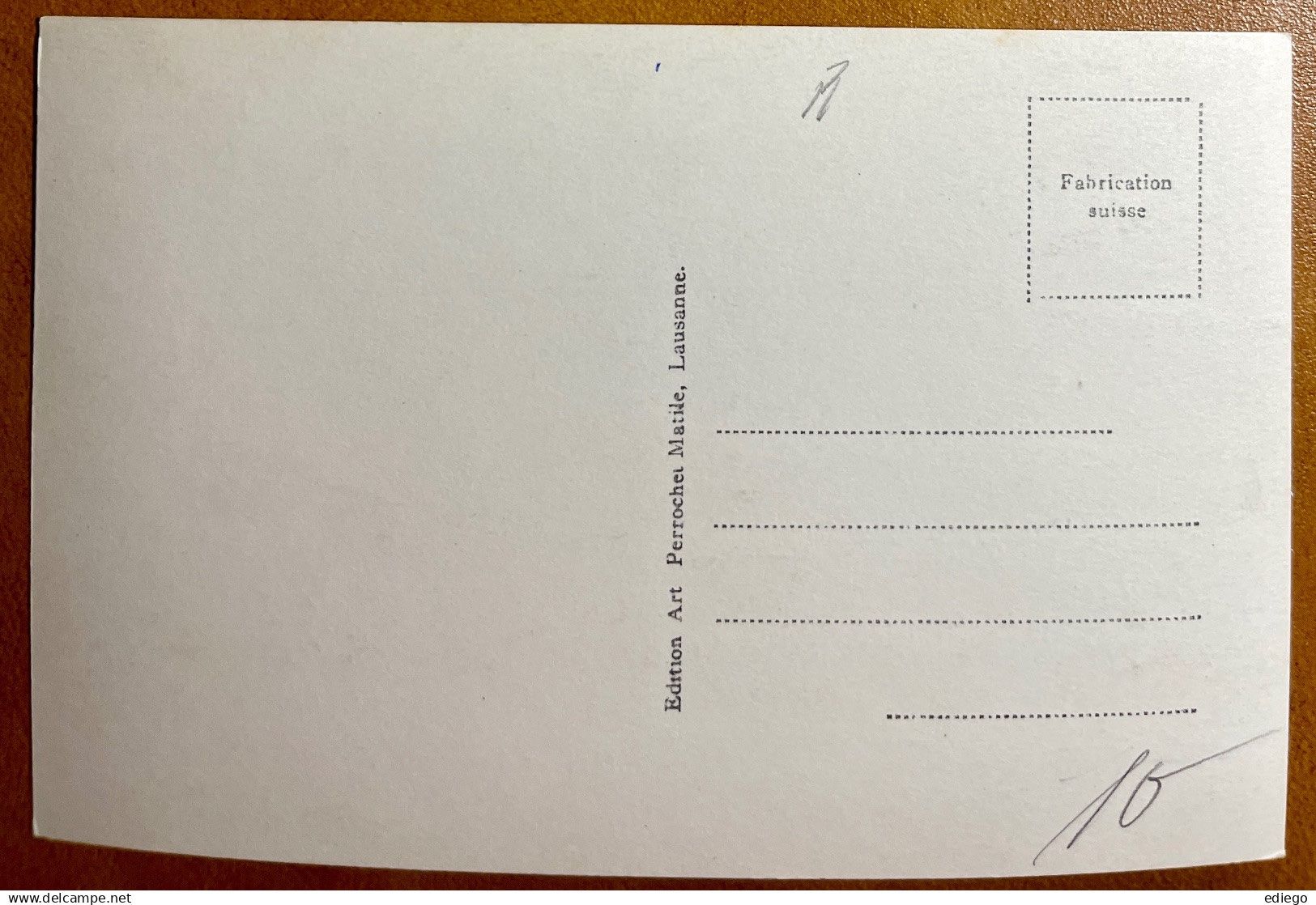 Cartoline postali: NEUCHÂTEL - Ecole de commerce – Usato da Lutry venduto da Ediego 1