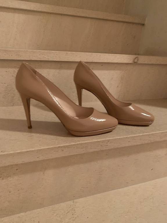 Damenschuhe: Prada stiletto cuir beige  – Neu und originalverpackt aus Versoix von vir_2r6l 1
