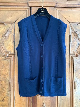VINTAGE Weste  Größe L 50 % Schurwolle