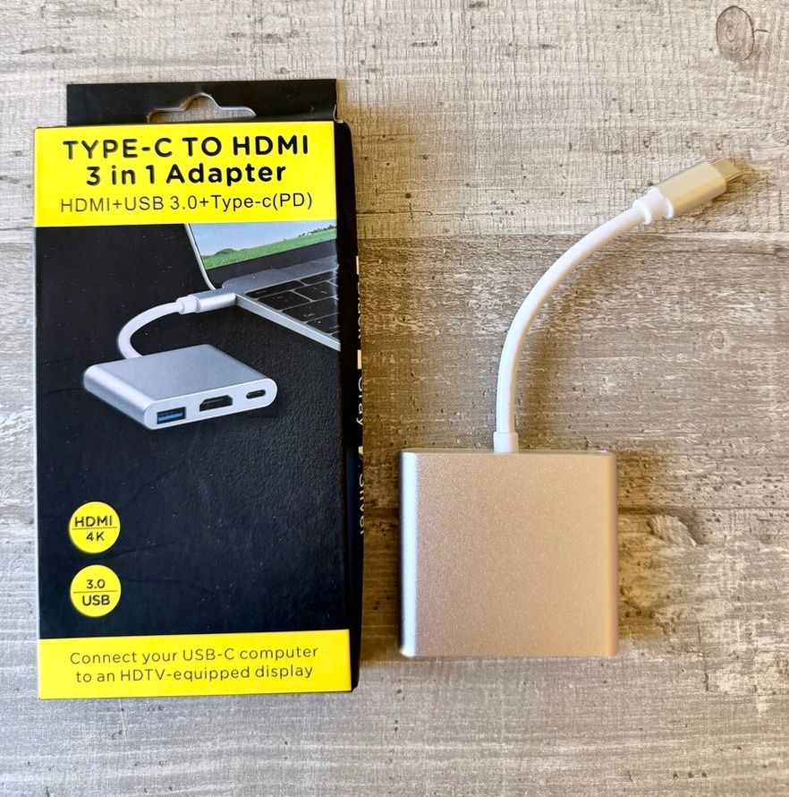 Adattatori: USB-C Adapter HDMI + USB 3.0 + Type-C (PC) – Nuovo (secondo la descrizione) da Schaffhausen venduto da mka999 4