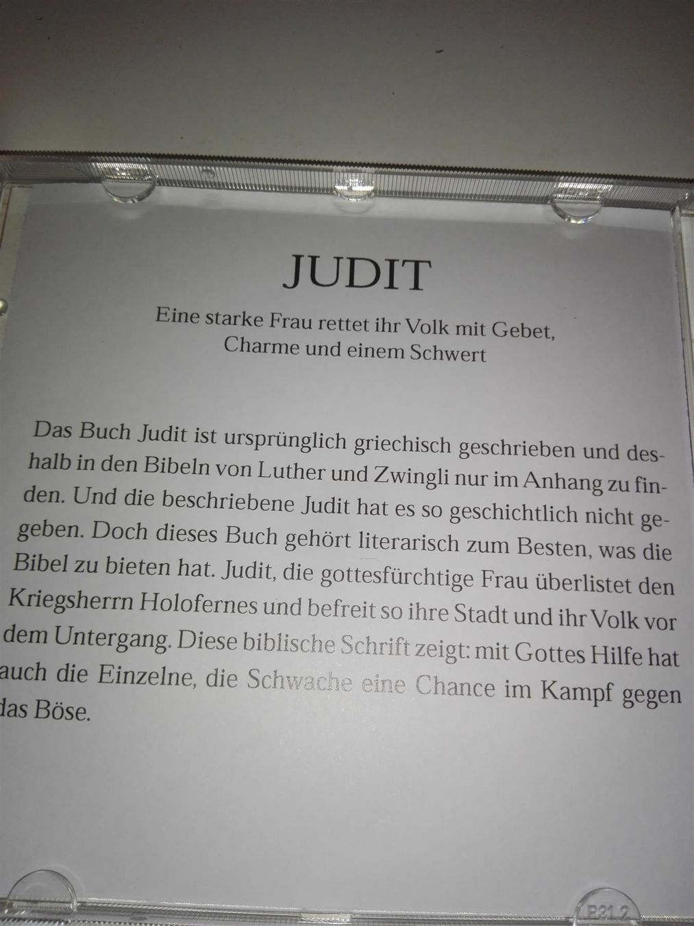 Hörbücher: Das Buch: (Rut - Ester - Judit)  - RadioKiosk – Gebraucht aus St.Galllen von elkaphone 4