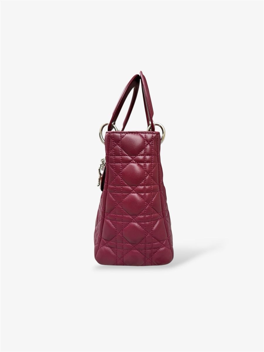 Dior Sacs femmes: Sac Lady Dior bordeaux médium  – D'occasion à Versoix par Monjolitresor 2