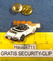 PORSCHE 911 SC CABRIO AUTO PIN ENAMEL GOLDIG