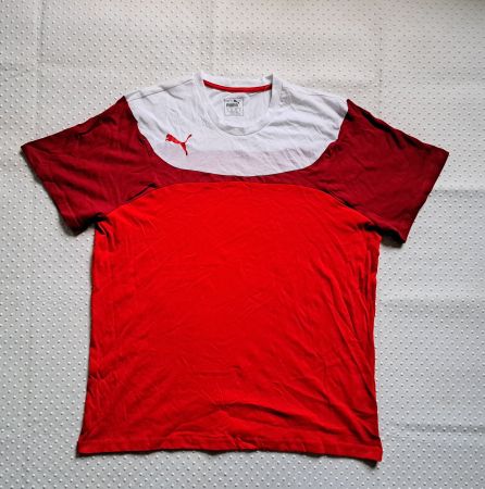 Neues Puma T-Shirt Gr. M rot weiss