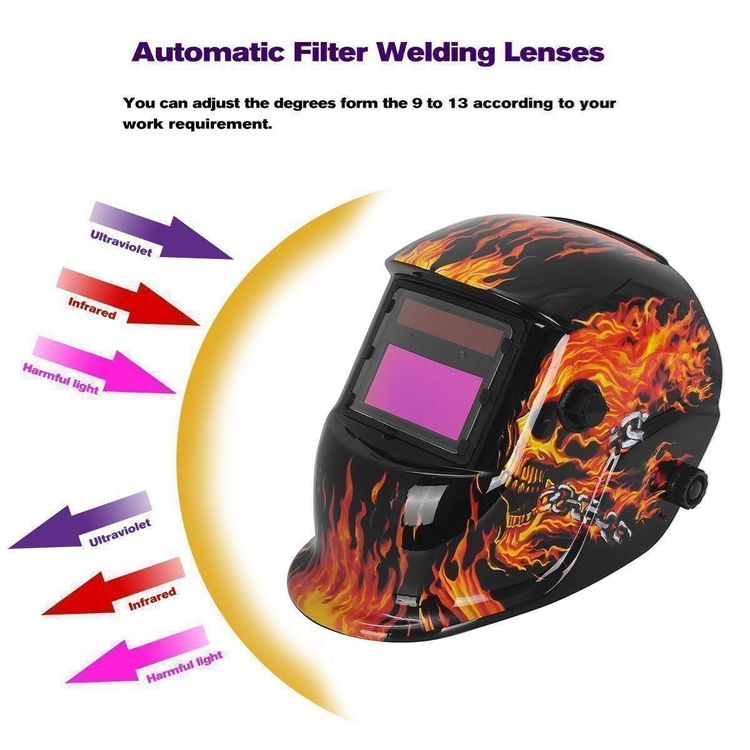 Automatischer Schweißhelm Mit UV-Schutz - Solar Betrieben