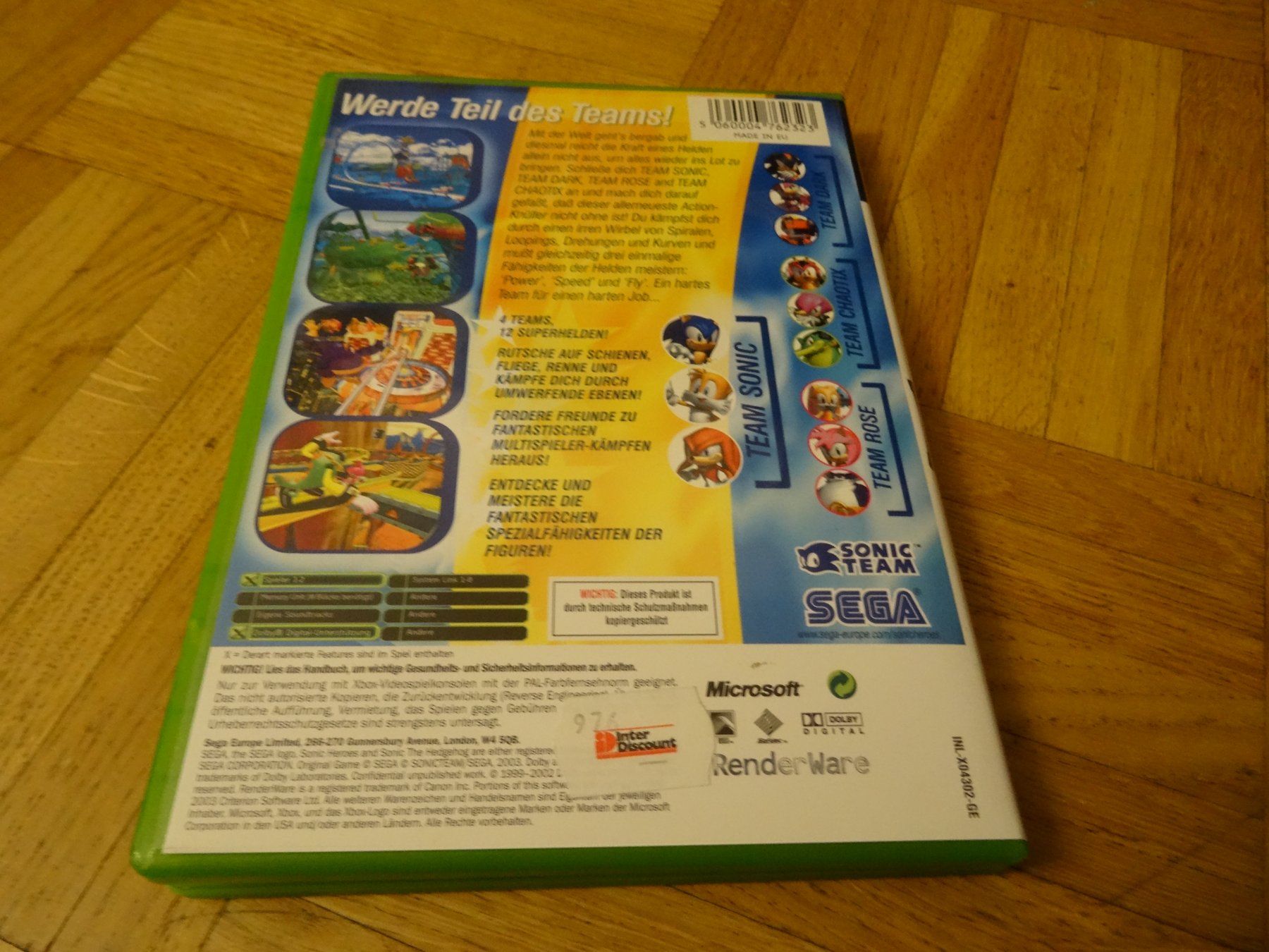 Microsoft Giochi: Sonic Heroes XBOX CLASSIC – Usato da Olten venduto da Disc-Ausverkauf 2