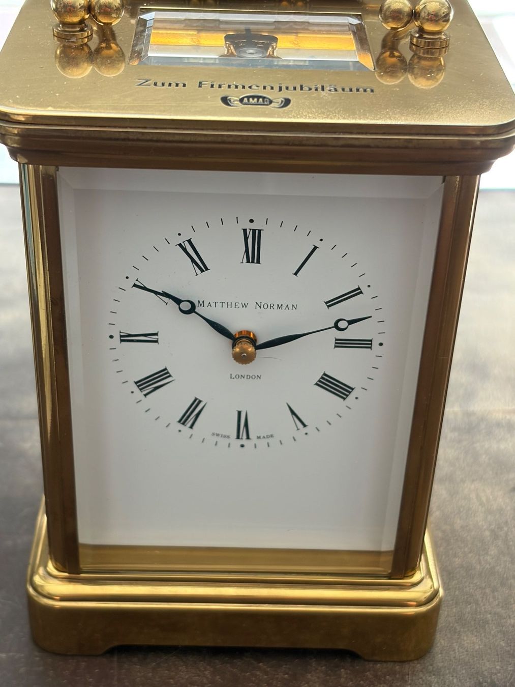 Orologi da terra & Orologi da parete: Matthew Norman Tischuhr (funktionsfähig) – Usato da Zürich venduto da Airflow22