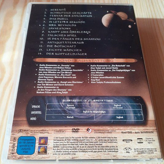 Firefly - Aufbruch Serenity (Die komplette Serie) D/E  4-DVD 2
