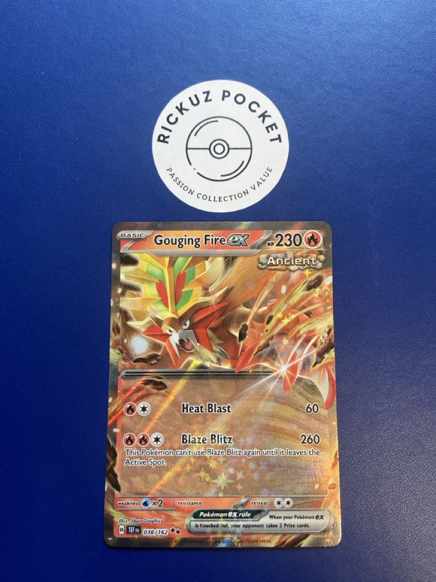Pokémon Sammelbilder & Trading cards: Gouging Fire Ex #38 Pokemon Temporal Forces – Gebraucht aus Montagnola von Rickuz