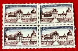 Briefmarken aus Frankreich 4er Block  Ungestempelt 