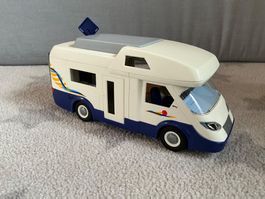 Spielzeug Wohnmobil weiss blau gebraucht guter Zustand